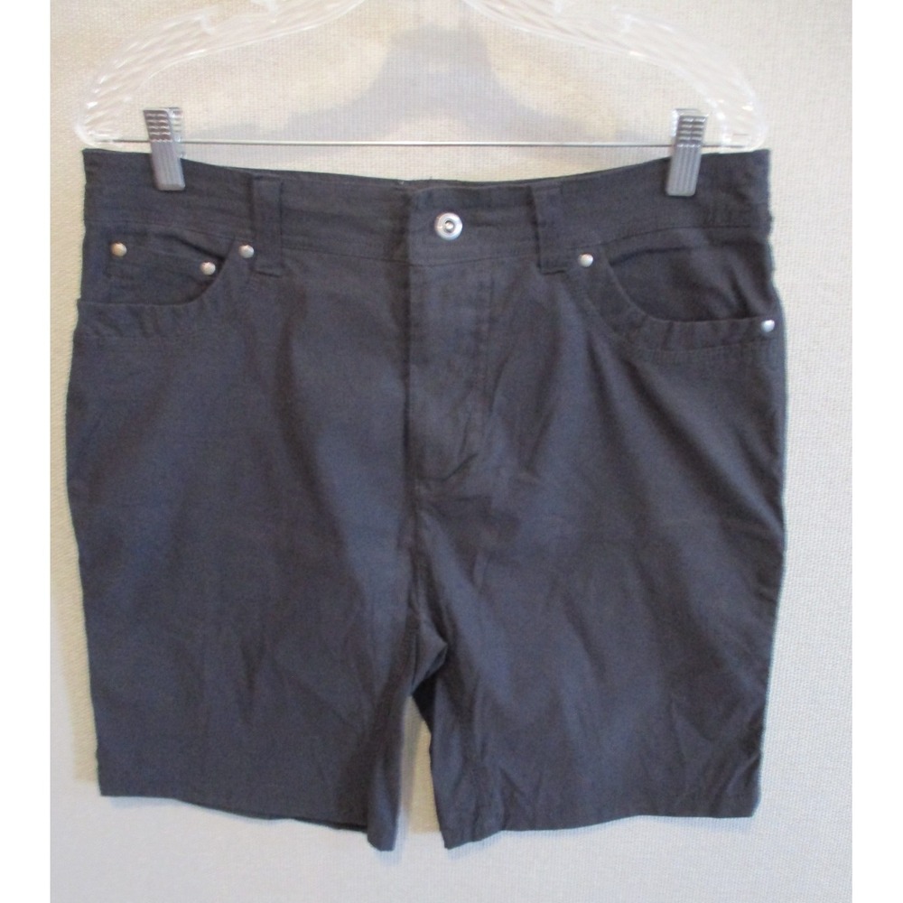 Black Rugged Exposure Stretch Nylon Outdoor Shorts Size 34 X 9